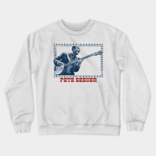 Pete Seeger ----- Retro Fan Art Crewneck Sweatshirt